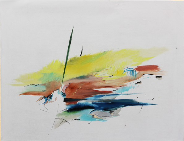 Řeka, olej na plátně, 90 x 70 cm, cena 6 000Kč, 2014